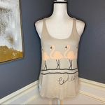 Wildfox Dancing Flamingo Graphic Tank Top Photo 4