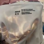 Aerie  Animal Print Wrap One Piece Bikini Tan Brown Cheetah Leopard M Medium Photo 2