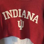 Indiana University Red Cropped Sweatshirt Size M Photo 1