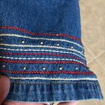 Sun River Clothing Co Vintage Maxi Denim Embroidered Skirt Size Medium Blue Size L Photo 1