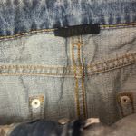 NWT PINKO Distressed Denim Mini Skirt 27 Women’s Blue Photo 7