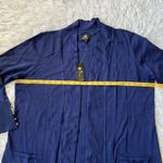 JM Collection  Womens Ribbed Trim Open Front Cardigan Sweater Intrepid Blue XL Photo 5