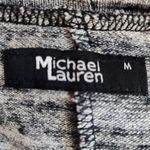 Michael Lauren Gray Long Sleeve Knit Dress NWT Size Medium Gray Shift Dress Photo 5