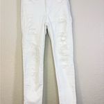 American Eagle  Outfitters White Distressed Ankle Jeans Size 0 Photo 1