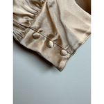 Alice + Olivia  Women's Nadine CL000023005 Size XL Almond Puff Sleeve Blouse NWT Photo 8