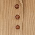 Vintage 70s Barbara Lee Corduroy Blazer Womens Preppy Academia Tan Size 11 Photo 9