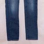 American Eagle Super Stretch Women's Dark Wash Mid Rise Skinny Jean 0 Short Photo 4
