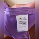 ALC Frank A.L.C NWT Blakely Satin Side Cut-Out Open Back Dress in Amethyst Orchid Size 6 Photo 12