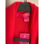 Lilly Pulitzer LILLY PULITZER Tatum Cardigan SPICY CORAL Fringe NWT size small Photo 4