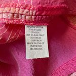 CAROLINE ROSE womens Pink Coral Colorblock crinkle fabric tunic XL Photo 5