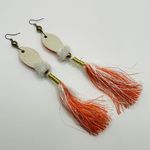 ★ Unique Fish Tassel handmade earrings Photo 3