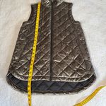Athleta  Whisper Metallic Velvet Vest Womens XS Extra Small Quilted Winter Shirt Photo 10