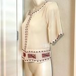 Chelsea and Violet NWOT  sheer beaded blouse. Sz XS Photo 1