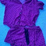 Victoria's Secret  Hot Pink Polk-A-Dot Set Size XS Photo 0