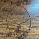 Lucky Brand Double Strand Rose Floral Charm Necklace 20” Photo 0