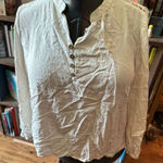 Desigual  boho lace white floral pattern sleeve peasant blouse Photo 0