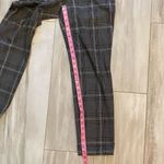 EXPRESS Black and White Menswear Style Plaid Cropped Ankle Pants, size 4 Photo 6