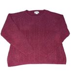 st. john's bay Vintage Sweater Womens L Used Red Knit Photo 14
