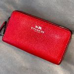 Coach Red Accordion Wallet Photo 0