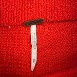 Free People  Ottoman Slouchy Mockneck Tunic Sweater in Red Size S Photo 6