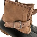 Sperry  Top-Sider Ripwater Faux Fur Rubber Brown Leather Rain Boots Size 9 Photo 1