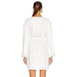 Retrofete Gabrielle Robe Dress in White Sequins Size XS Long Sleeve Blet Photo 1