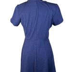 Draper James Navy Blue Short Sleeve Baby Doll Dress Women's Size Medium Photo 5