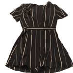 ASTR the label black white striped romper size medium Photo 1
