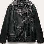 ZARA Leather Jacket Photo 0
