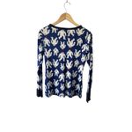 Hanna Andersson Blue Abominable Snowman Henley Pajama Shirt Size Medium Photo 4