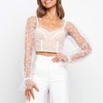 Hello Molly Varinka Top In White Dot Photo 3