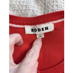 WOMENS BODEN BUTTON DOWN Cotton Blend Cardigan SWEATER Red SIZE XS Photo 3