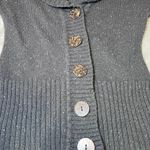 Cato Cardigan Sweater Womens Small Black Speckled Knit Button Front Photo 9