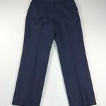 Pendleton  Virgin Wool Flat Front Fully Lined Navy Blue Dress Pants Size 10 Photo 0