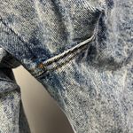 Vintage 80's Chic Acid Wash High Waisted Taper Mom Jeans Size 7 Tall Retro USA Blue Photo 6