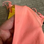 Hurley  Solid Cheeky Reversible Side Tie Bikini Bottom Coral Yellow XL Photo 2