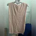 Mustard Seed NWT  side tie knot grey and white striped sleeveless top Bin11‎ Photo 1