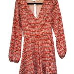 Altar'd State Altar’d State Orange-Red Short Jumpsuit Size M EUC Scoop Neck Flutter Sleeve Fit Photo 8