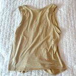 Luna Yellow Twist Front Tank Top Size Small Photo 1