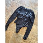 SKIMS Glissenette Long Sleeve Bodysuit Onyx Size XS Photo 8