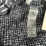 Jonathan Simkhai Striped Smocked Off Shoulder Puff Sleeves Bikini Top Gray Size M Photo 4