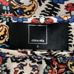 Dolce Vita Paisley Top w/Peplum Hem Sz S Blue Photo 6