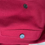 Calvin Klein  Capelet Cape Red Wool Blend Peacoat Photo 1