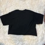 BIOWORLDS ANIME CARTOON KUROMI BY SANRIO FLAMING HEART GRAPHIC CROP TEE Black Photo 2