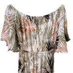 Label Of Love Palm Print Maxi Dress Green Size M Photo 6
