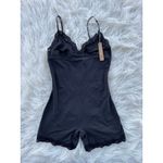 SKIMS  Fits Everybody Lace Triangle Onesie Onyx Size Large Photo 1