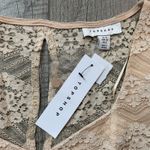 Topshop  Lace Long Sleeve Crop Top Photo 5