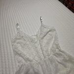 Frederick's of Hollywood Frederick’s Of Hollywood White Floral Lace Romper Lingerie Sz L Large Photo 9