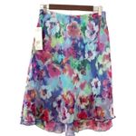 Notations  Sheer Floral Slip Skirt Size Medium Petite Photo 0