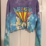 NWT Prince Peter Tie Dye Weezer Band Graphic Sweatshirt Purple Photo 1
